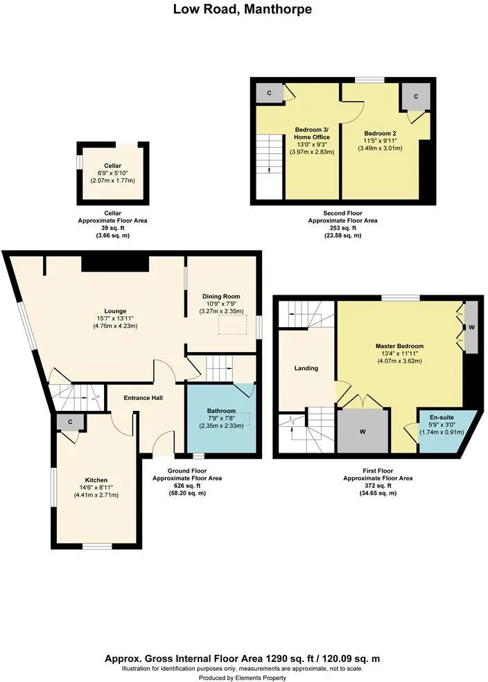 2 bed Character Property