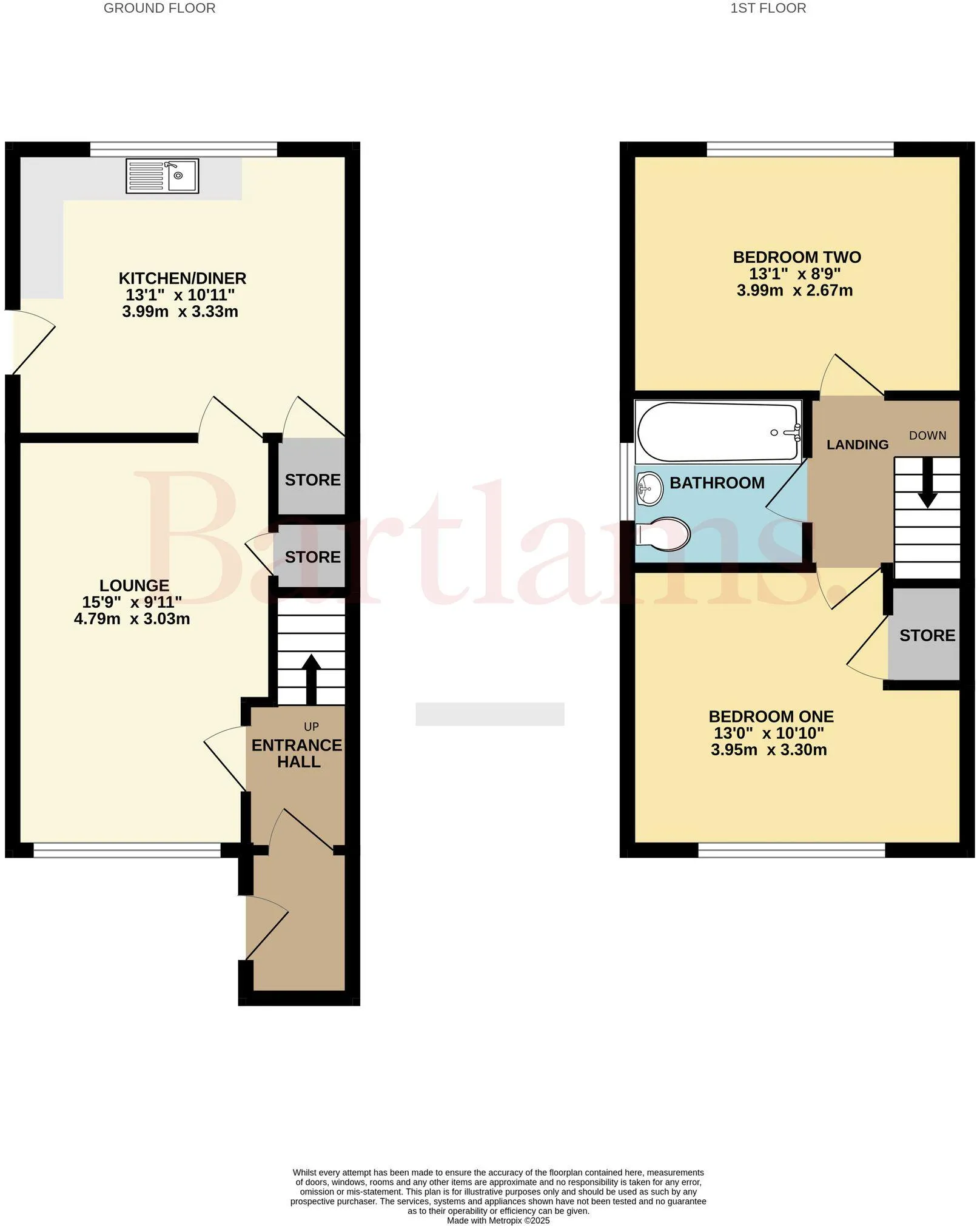 2 bed Semi-Detached