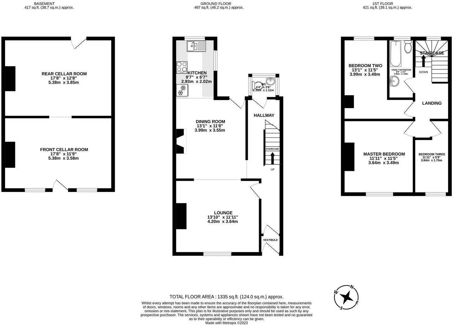 3 bed Terraced