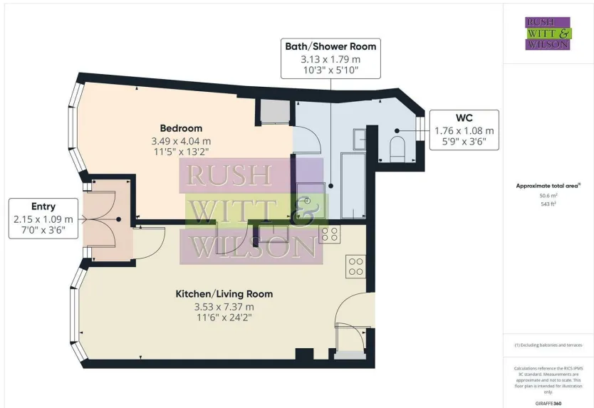 1 bed Apartment
