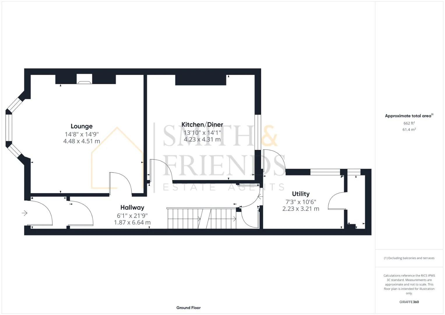 3 bed End of Terrace
