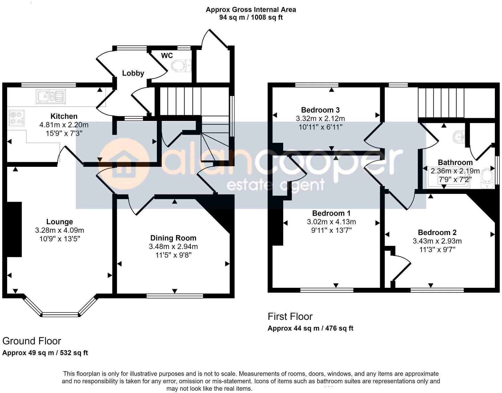 3 bed Semi-Detached