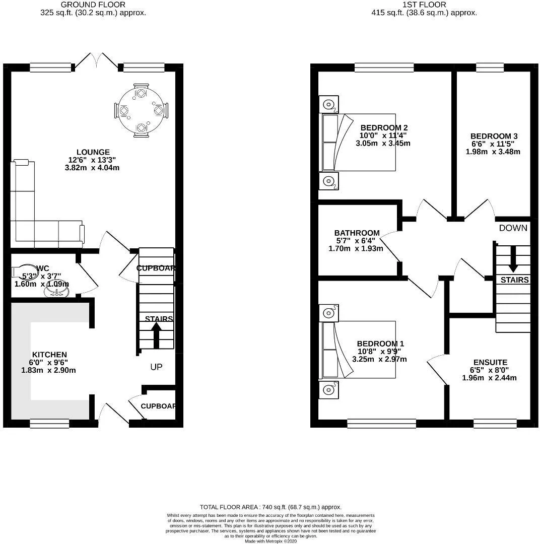 3 bed Terraced