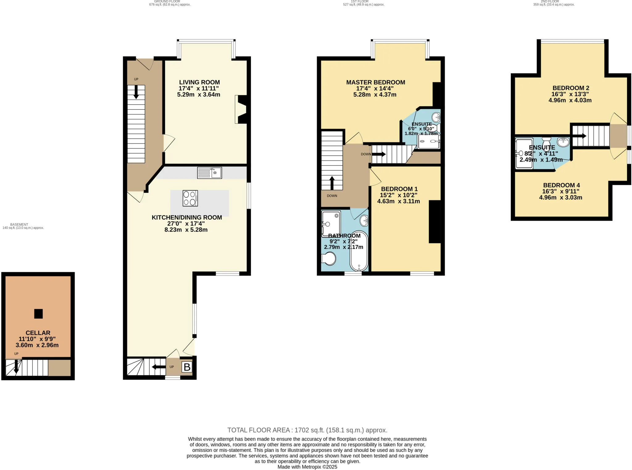 4 bed Semi-Detached