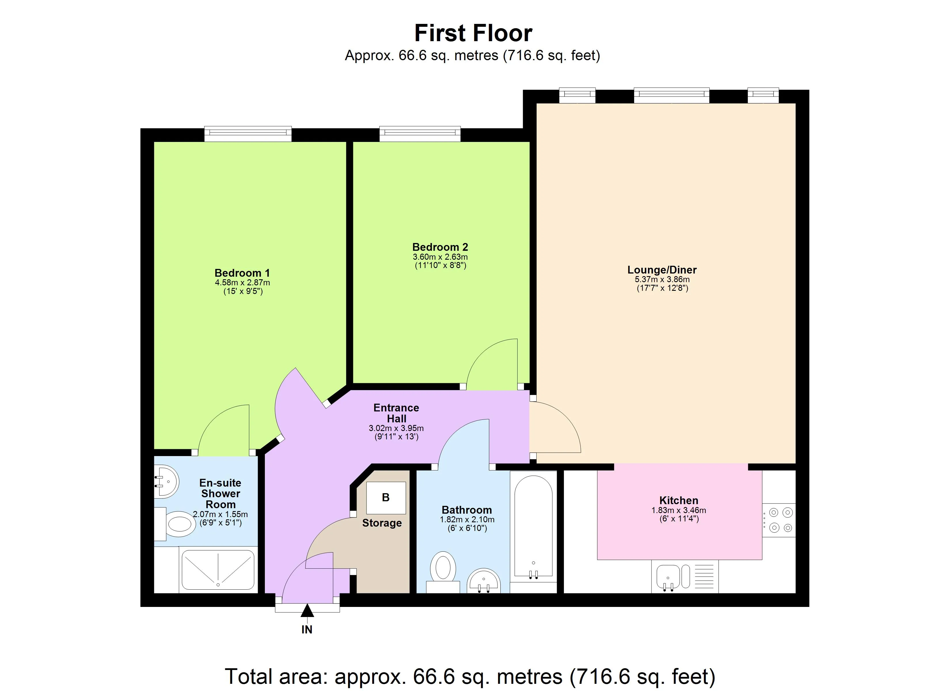 2 bed Apartment