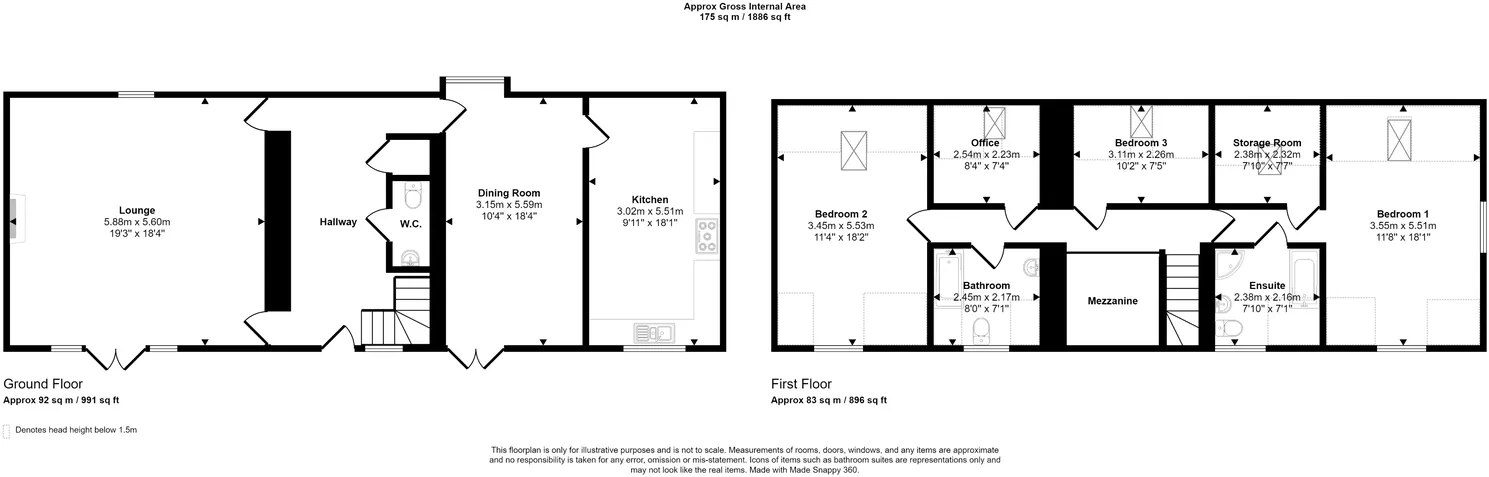 3 bed Barn Conversion