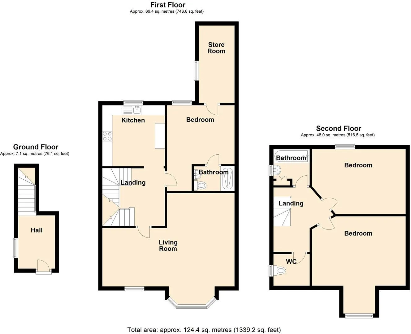 3 bed Apartment