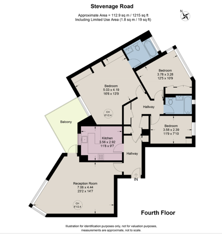 3 bed Apartment