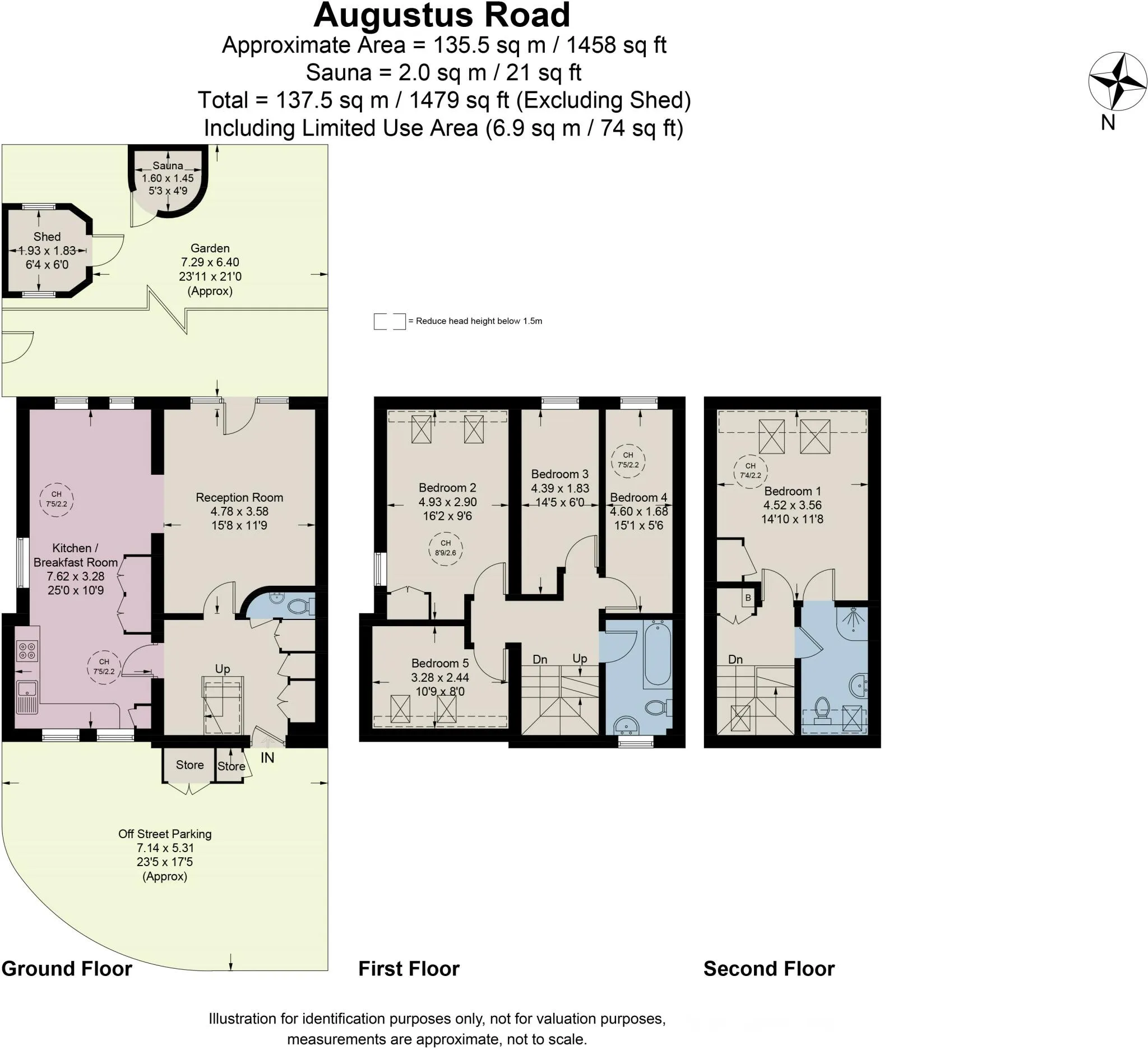 5 bed End of Terrace