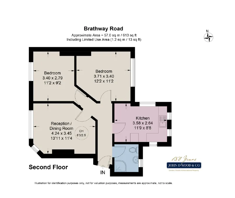 2 bed Block of Apartments