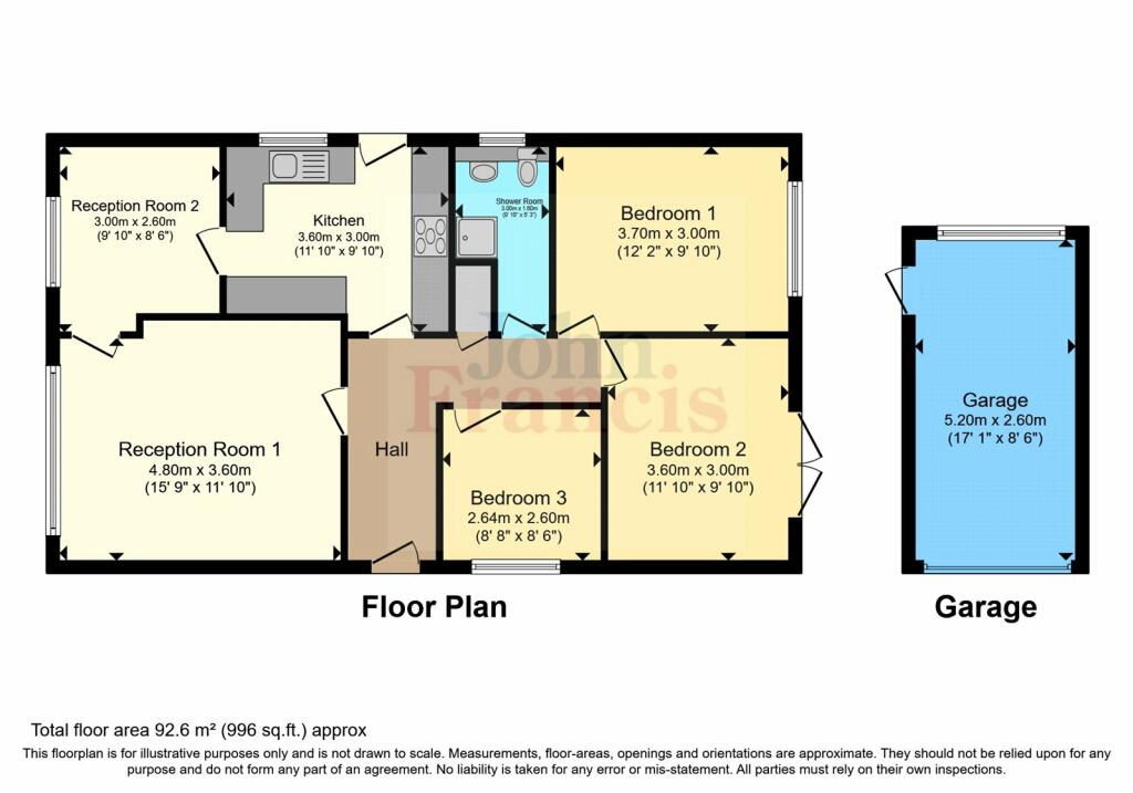 3 bed Bungalow