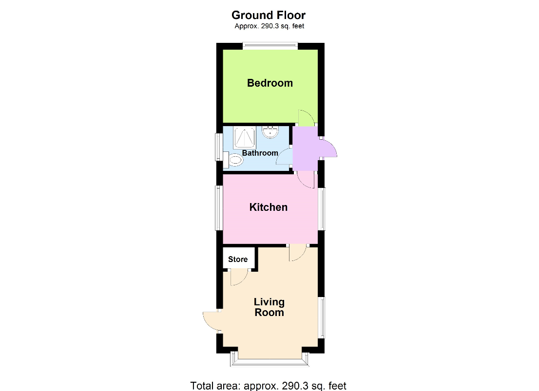 1 bed Park Home