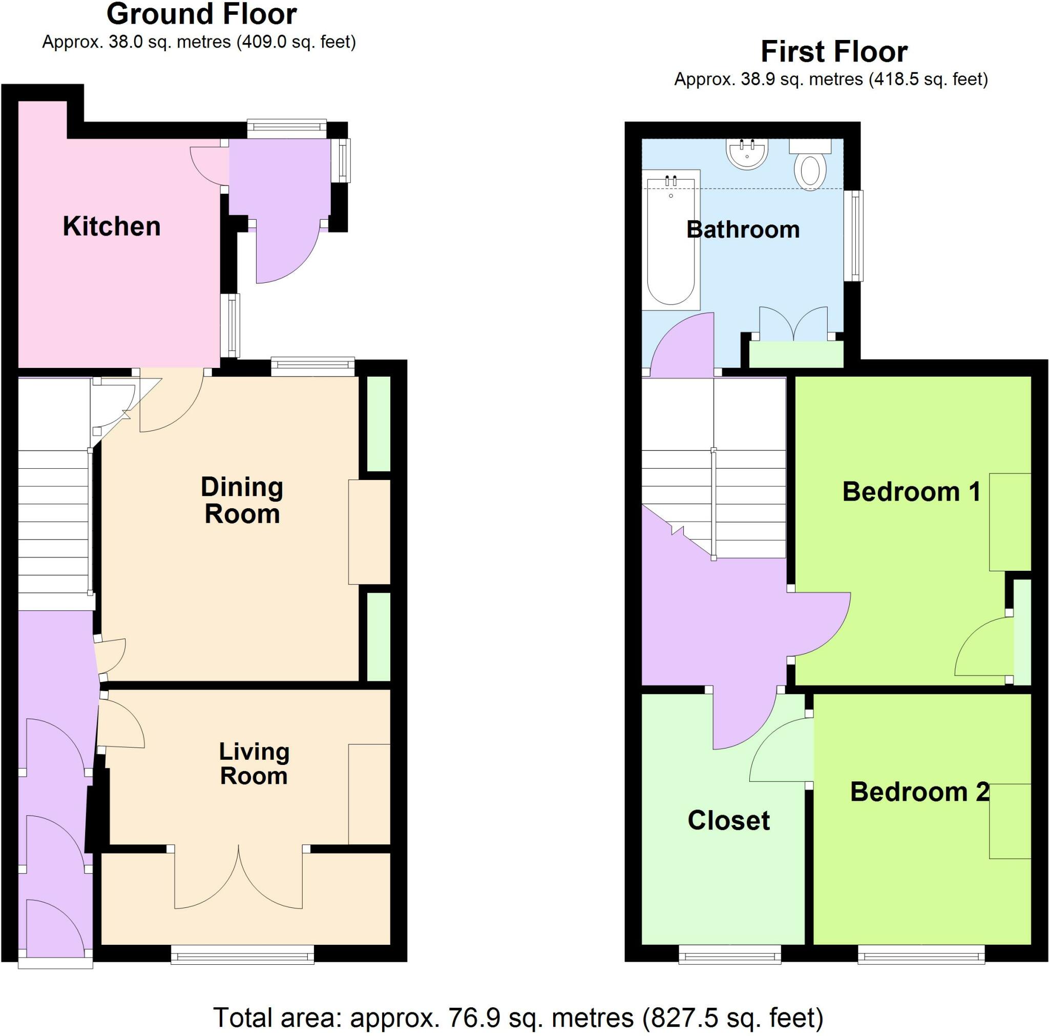 2 bed House