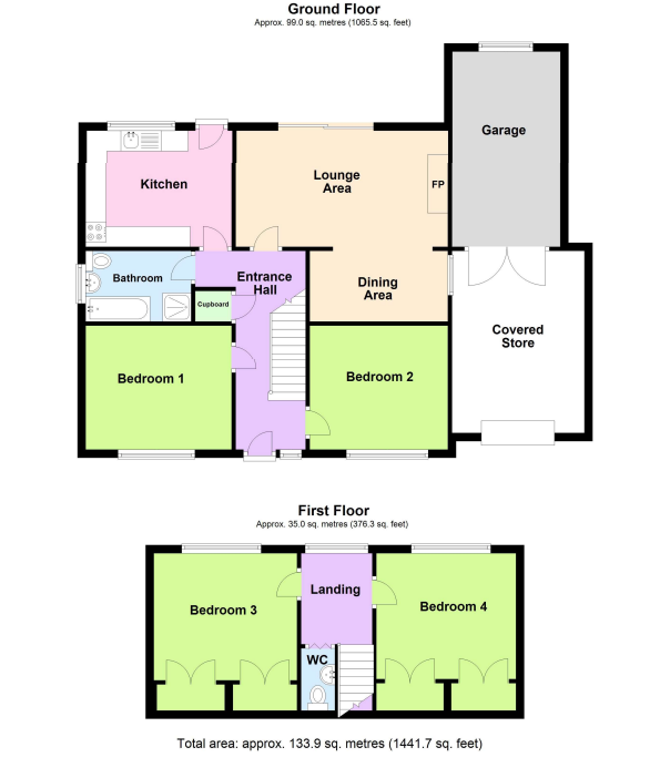4 bed Detached Bungalow