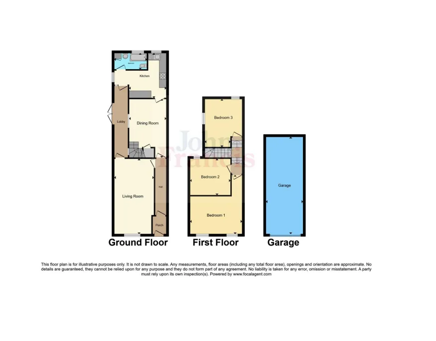 3 bed End of Terrace