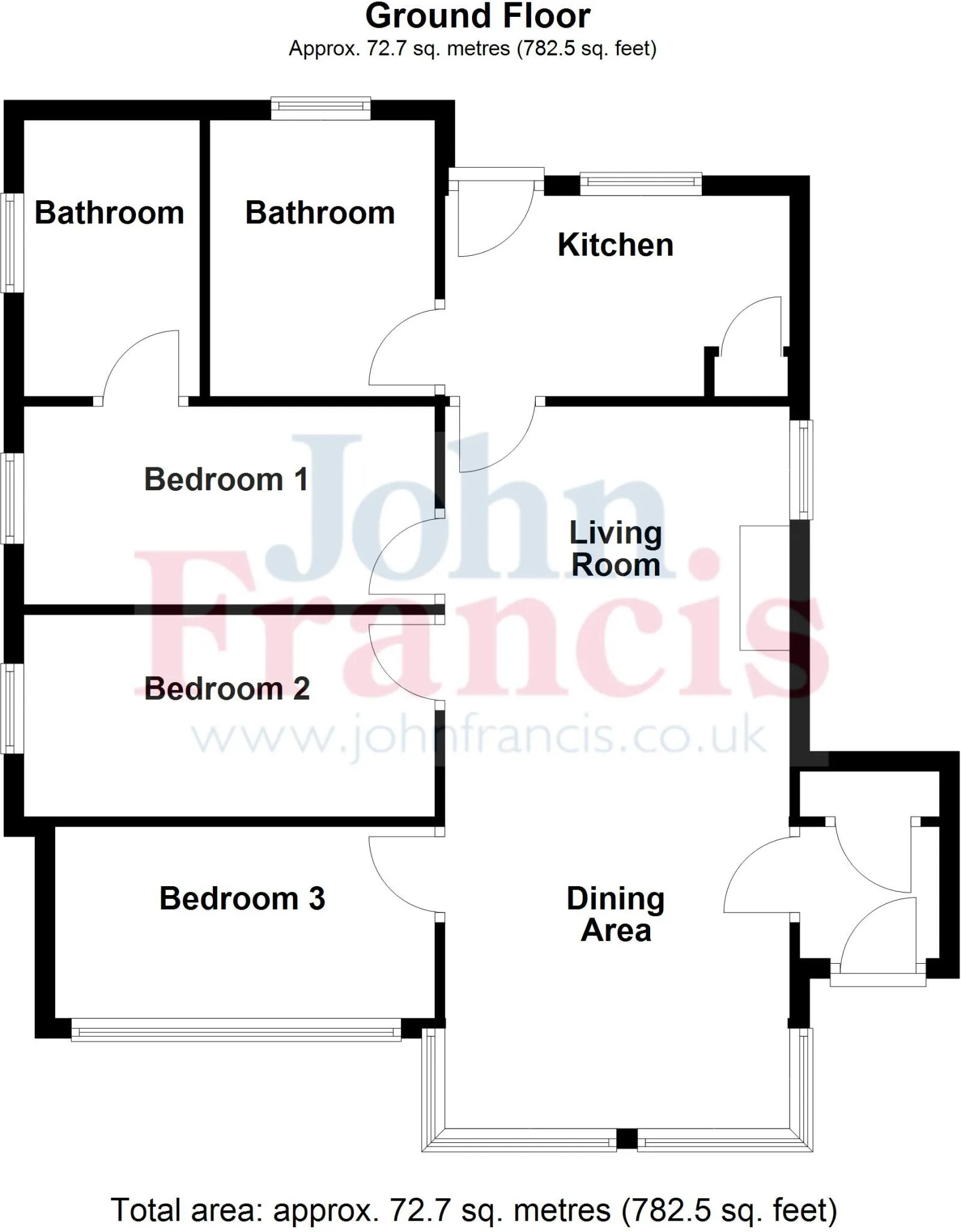 3 bed Bungalow
