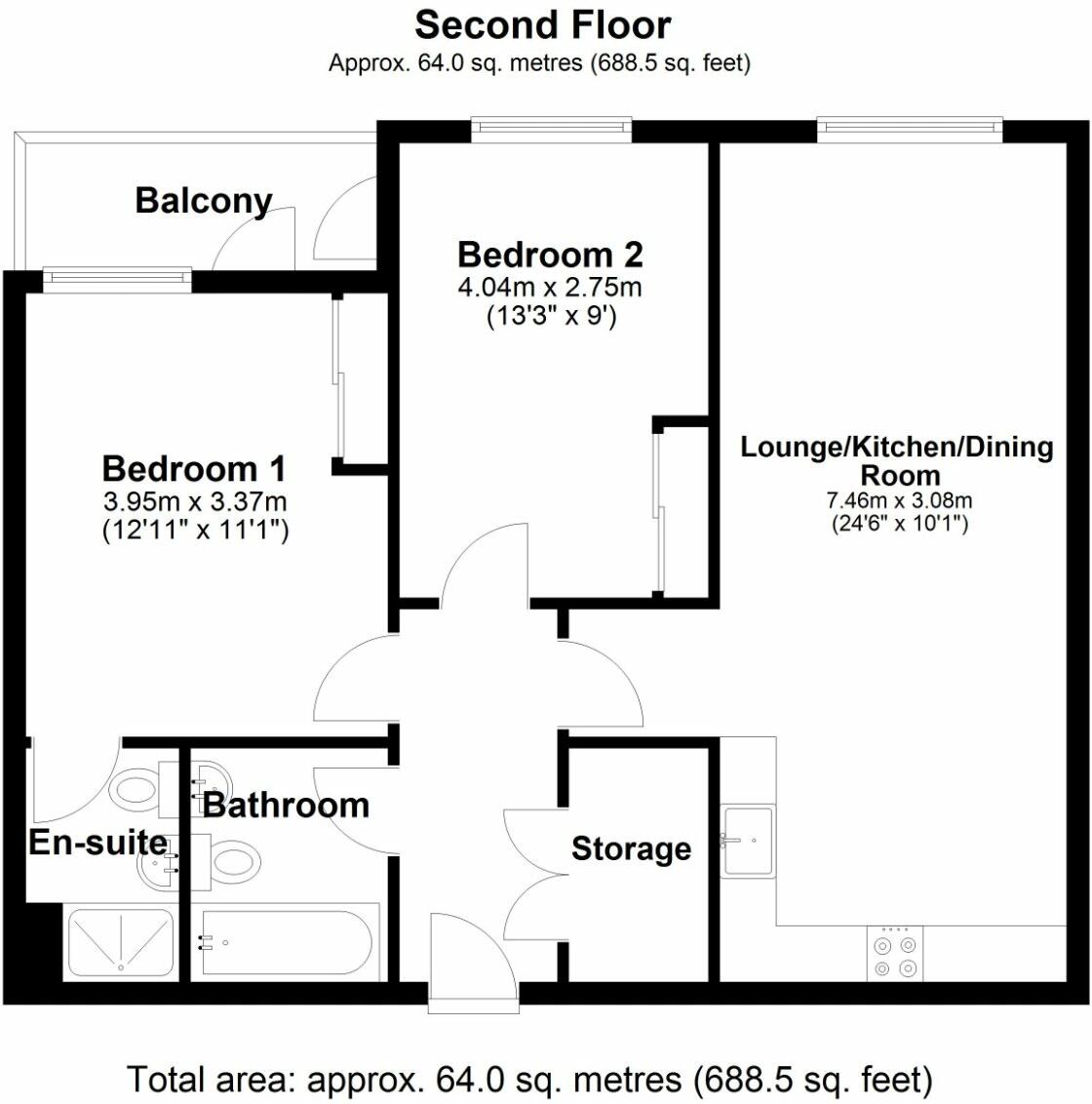 2 bed Apartment