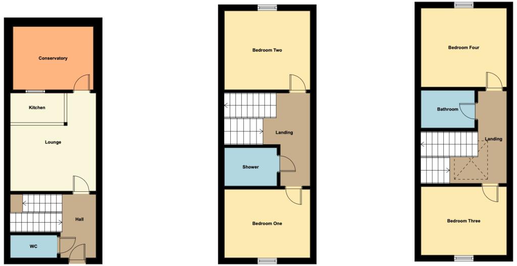4 bed Town House