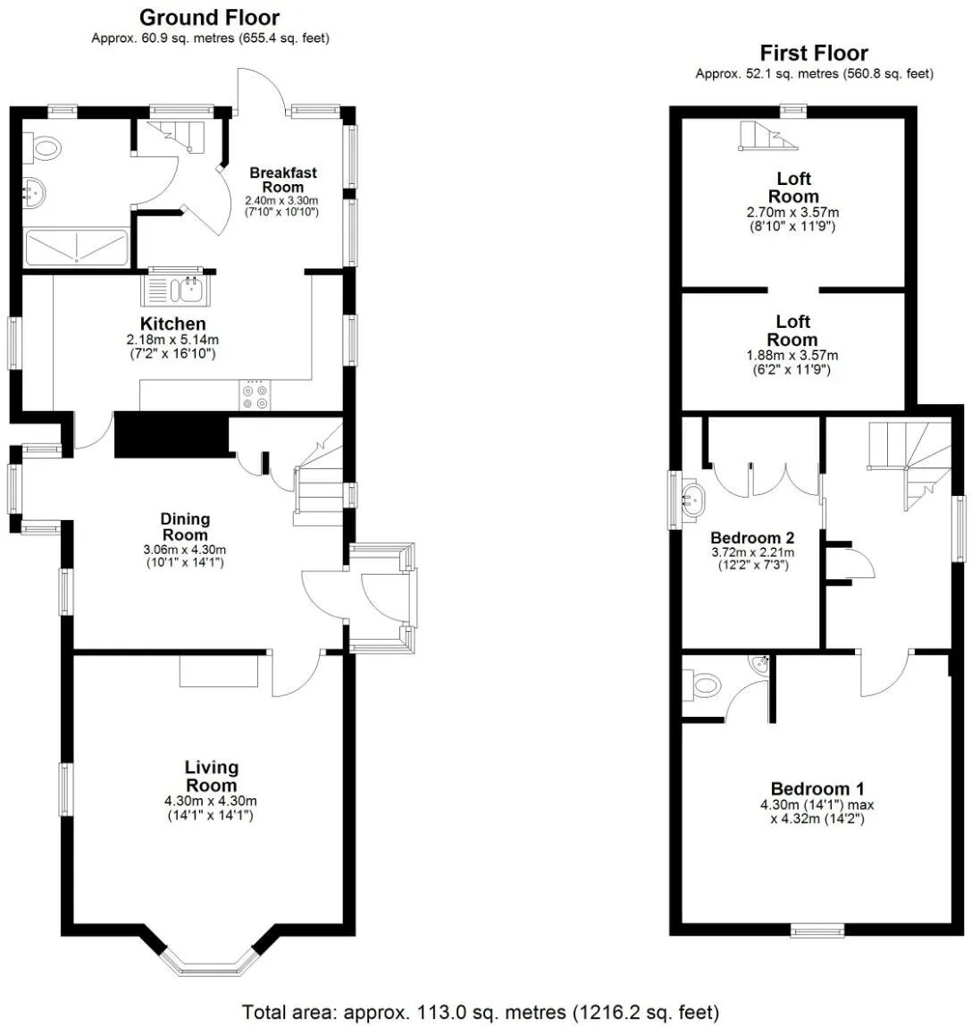2 bed Cottage