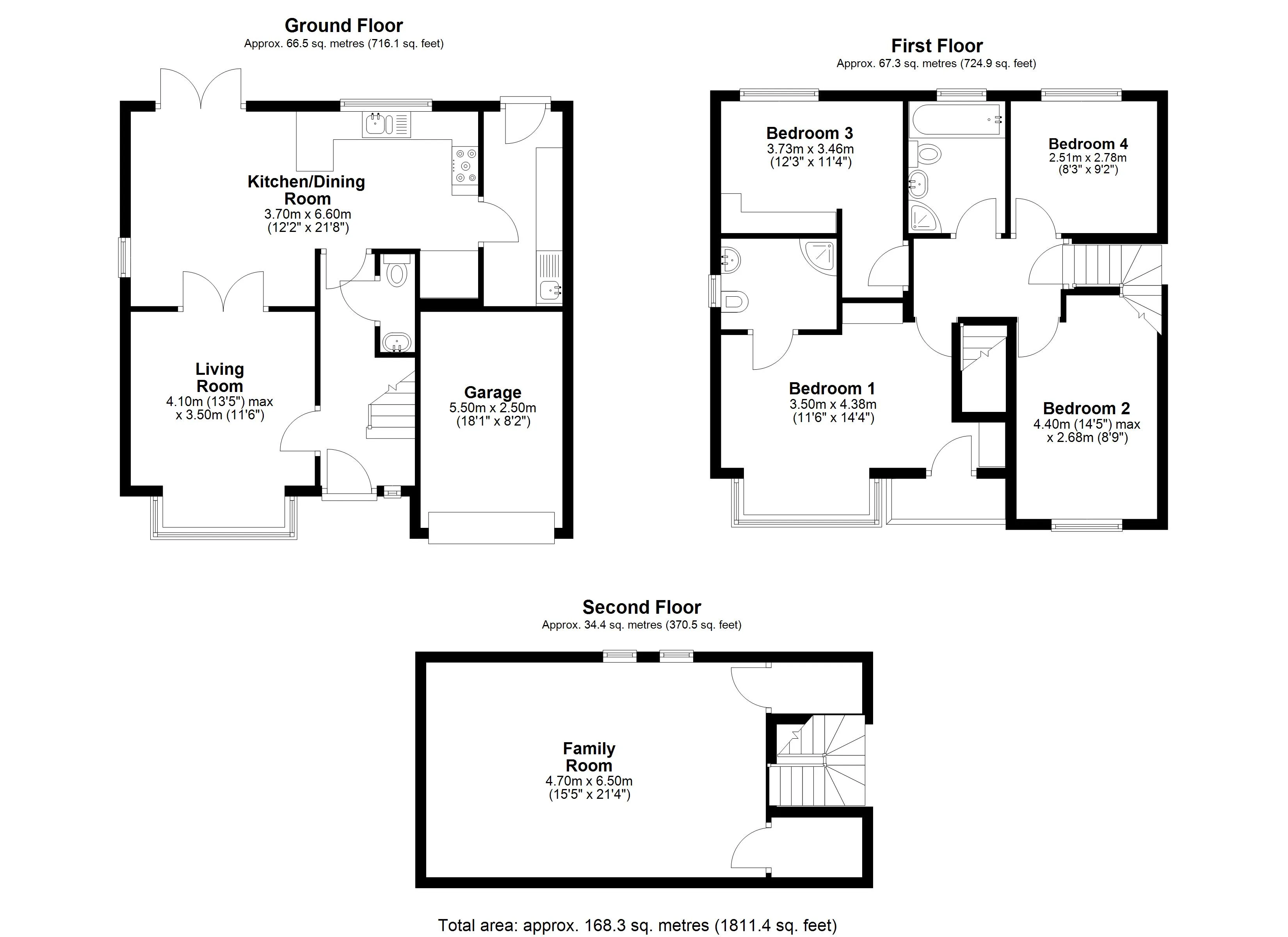 4 bed House