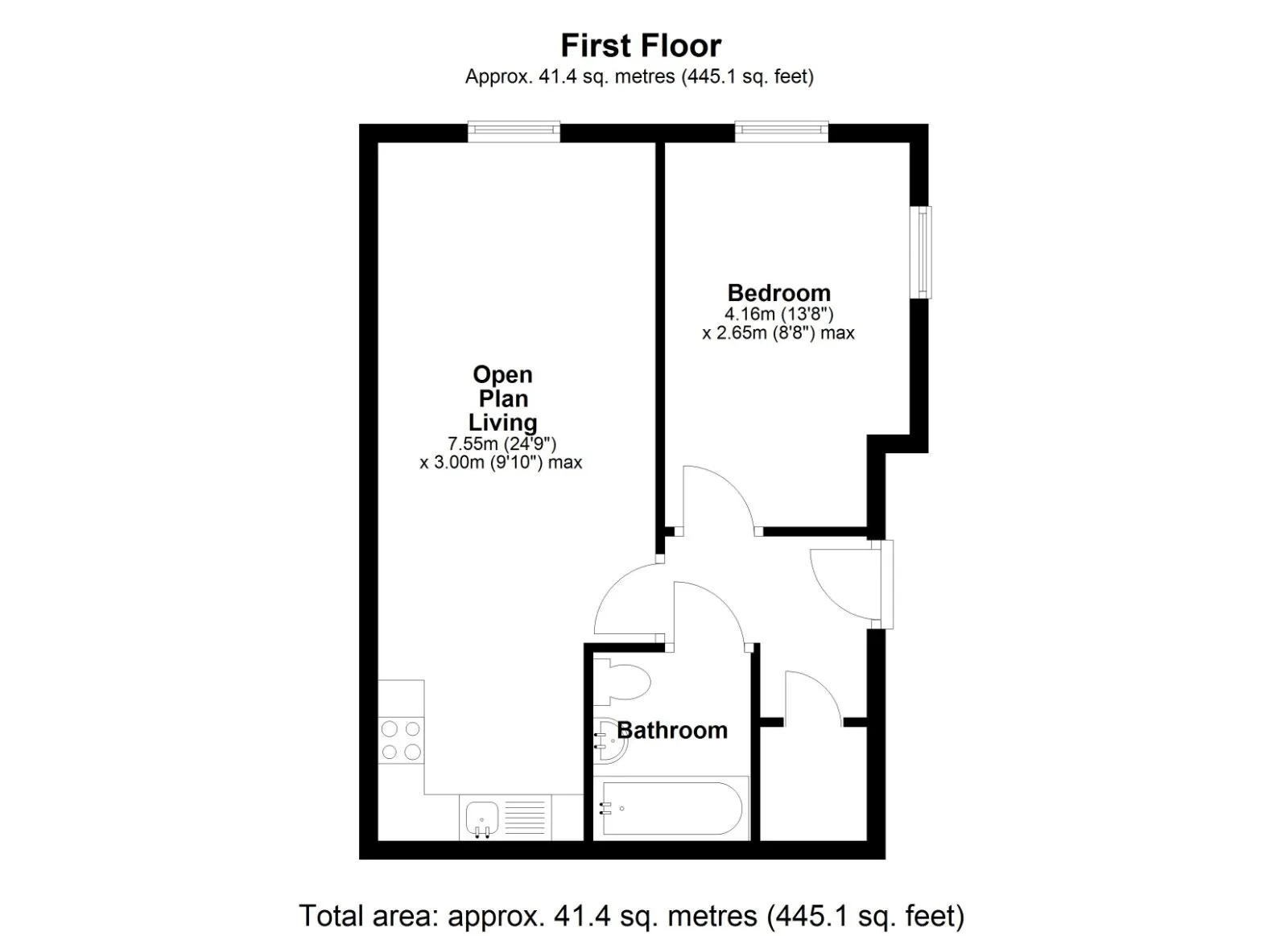 1 bed Apartment
