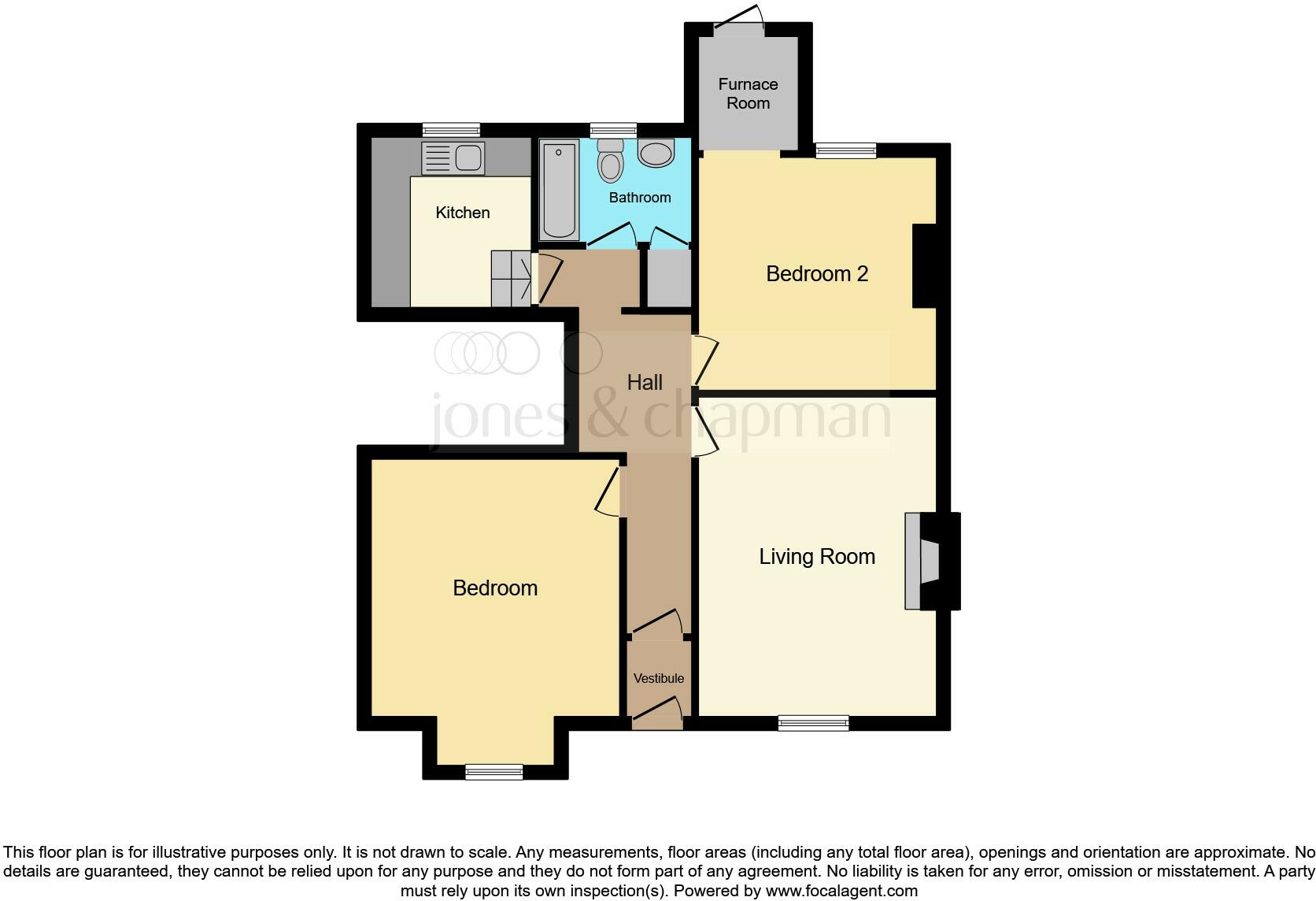 2 bed Ground Flat