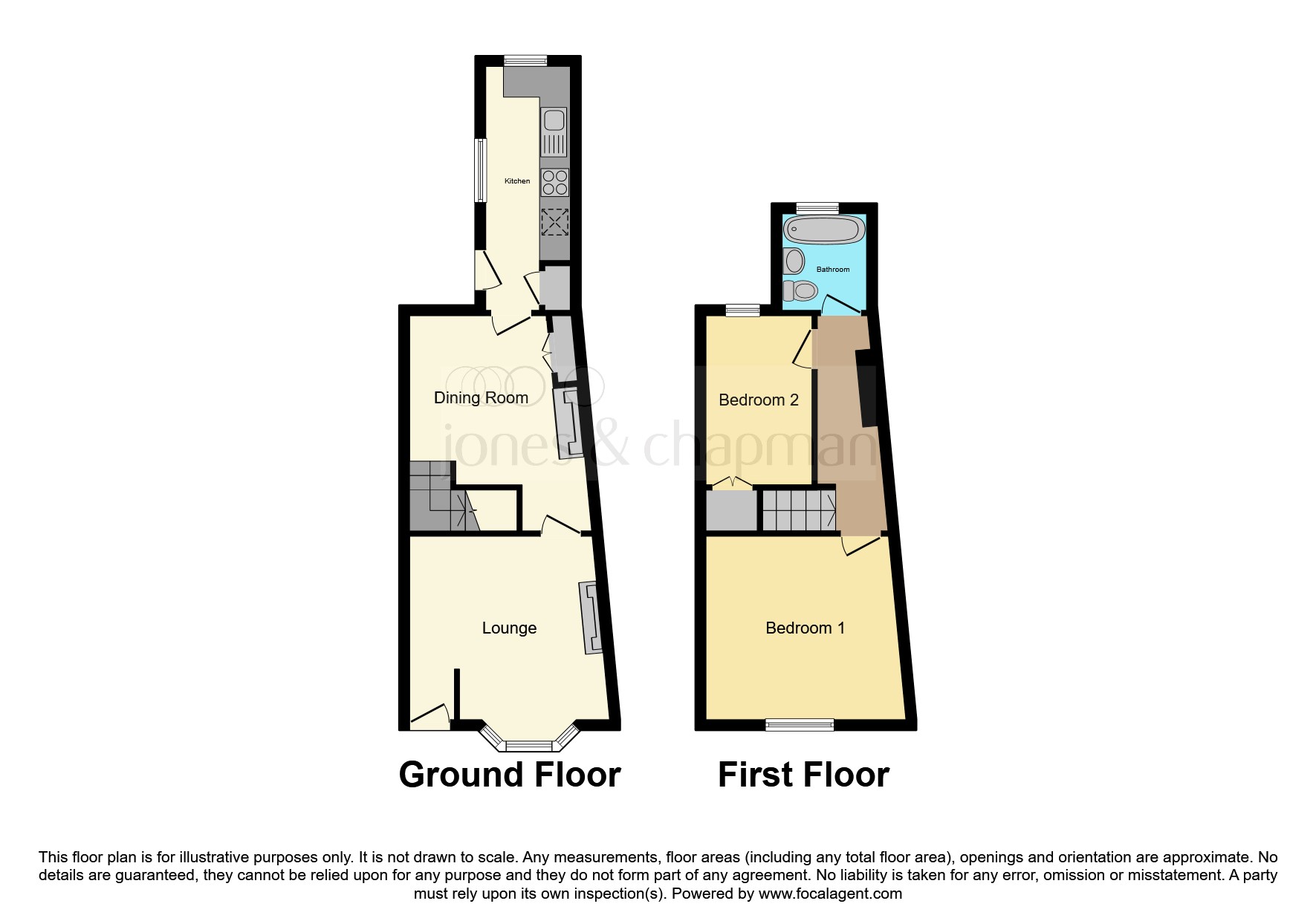 2 bed End of Terrace