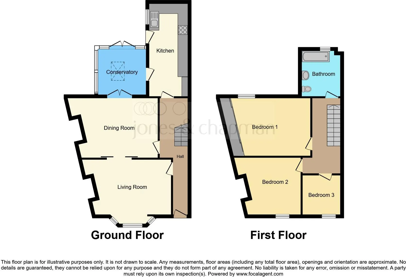 3 bed End of Terrace