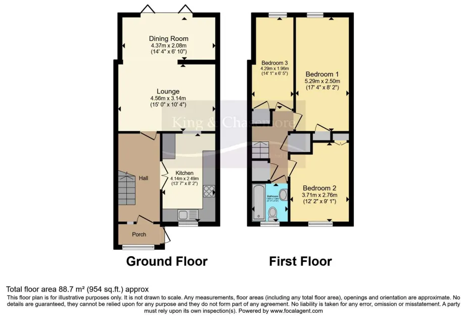 3 bed End of Terrace