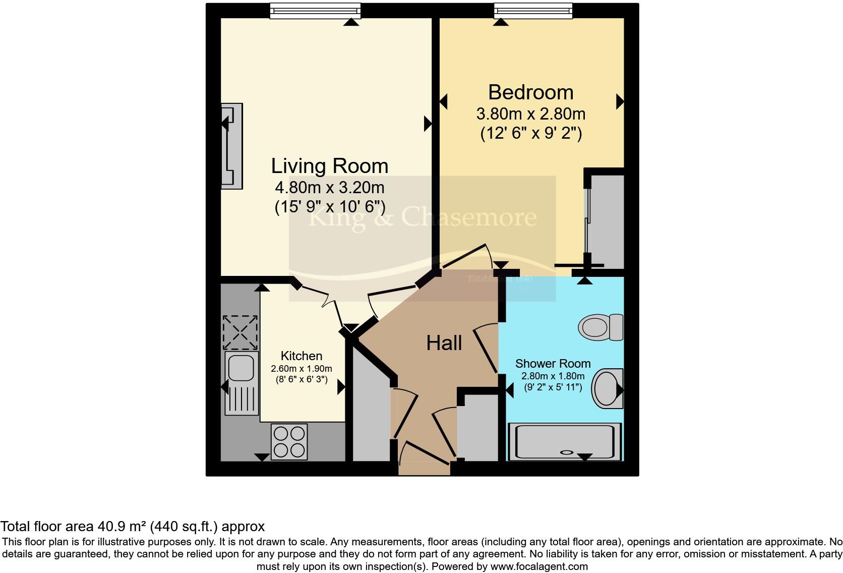 1 bed Retirement Property