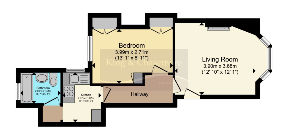 1 bed Apartment