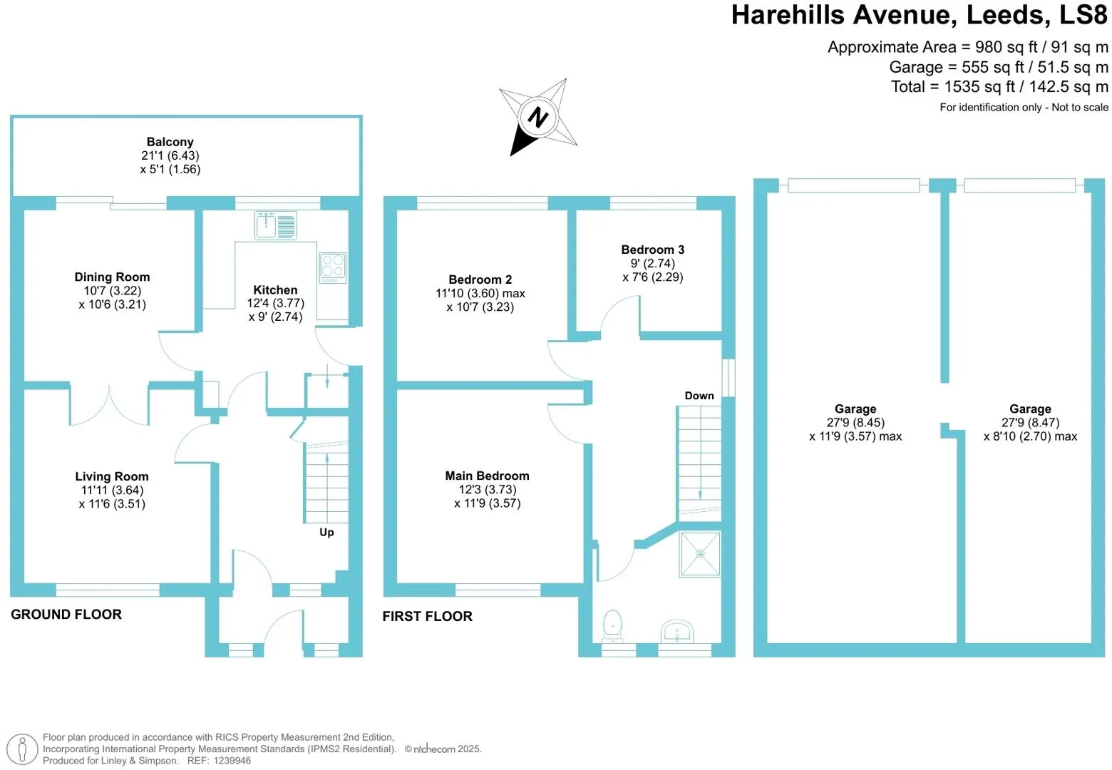3 bed Semi-Detached
