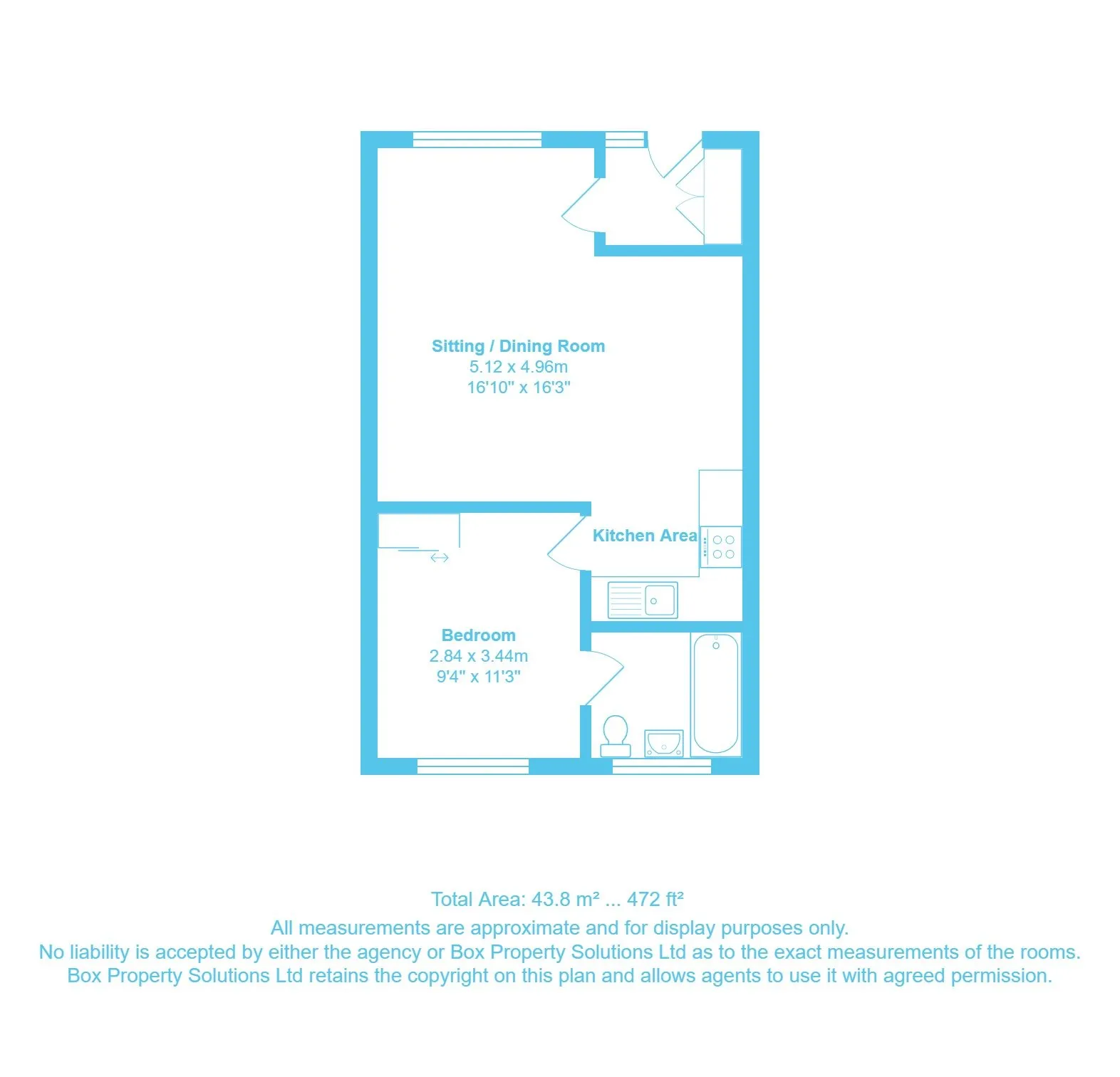 1 bed Apartment