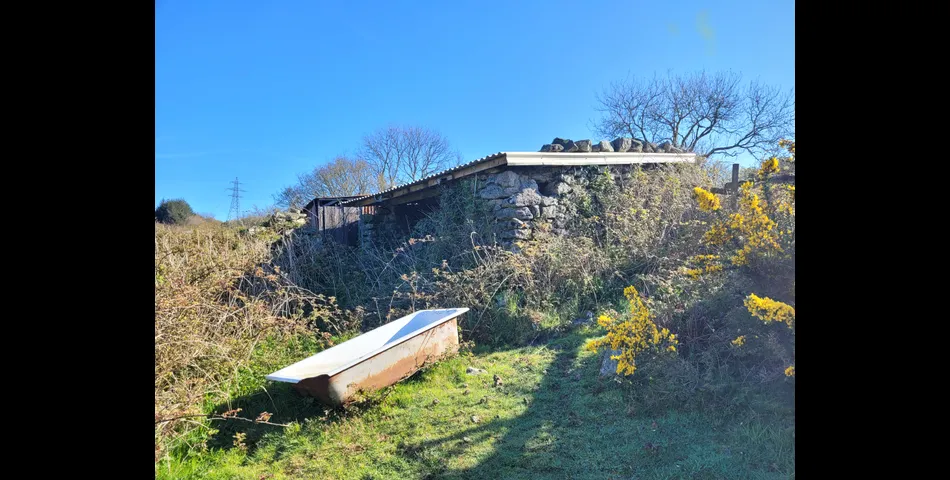 3 Acres of Land with Stone Building & Metal Shelter