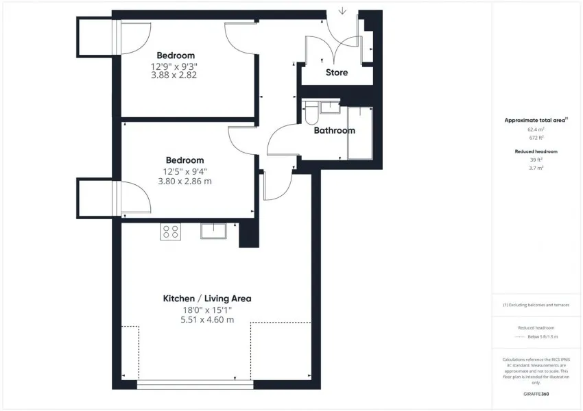 Flat 16 South Building, River View Court, Victoria Bridge Road, Bath, BA1 3FA