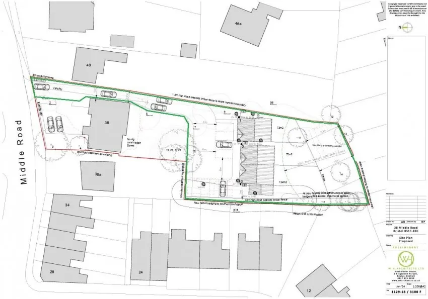 Land rear of 38,
                                Middle Road, Kingswood,
                                Bristol, BS15 4XH