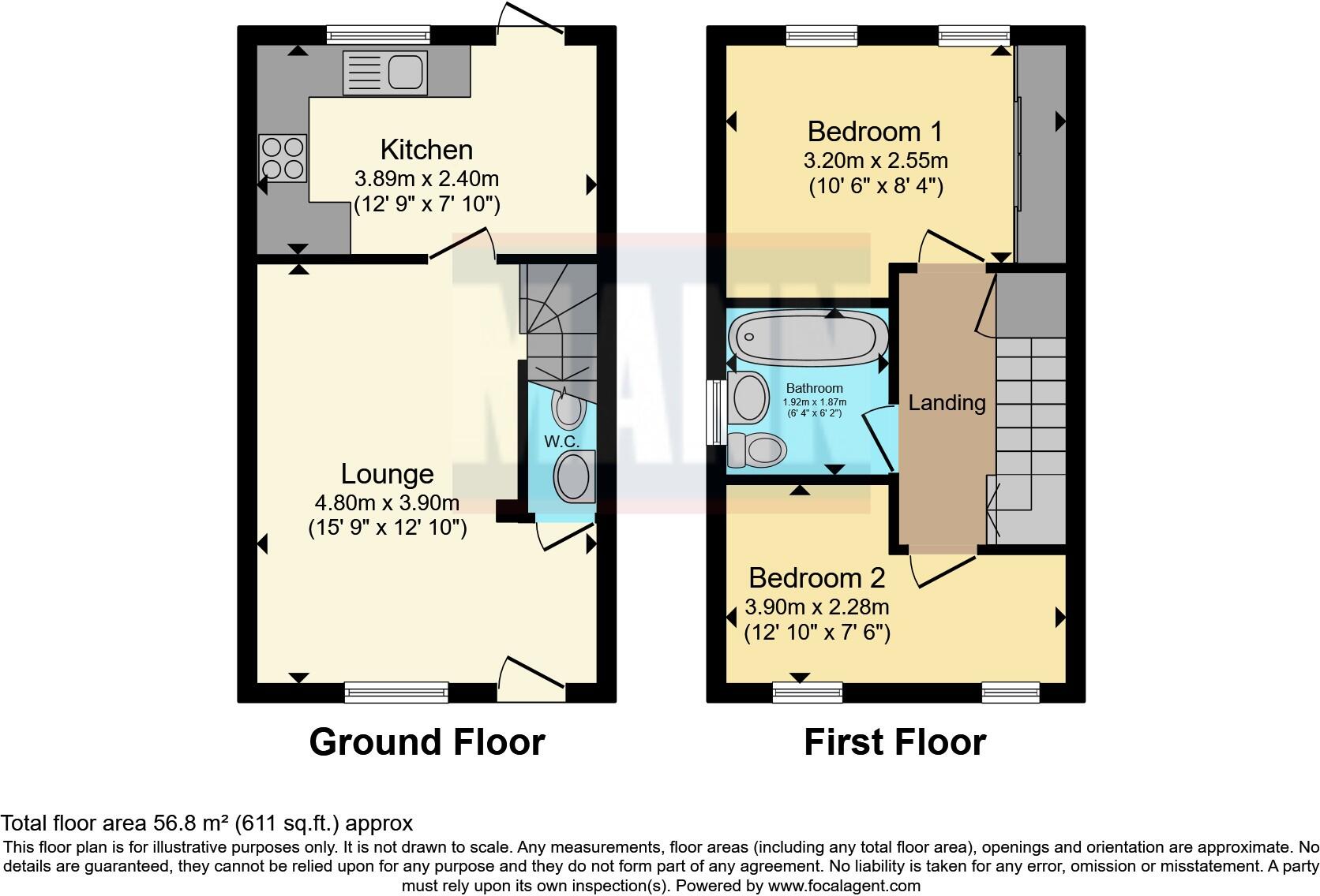 2 bed House