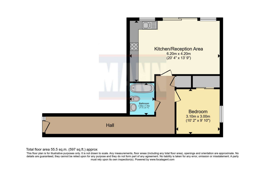 1 bed Apartment