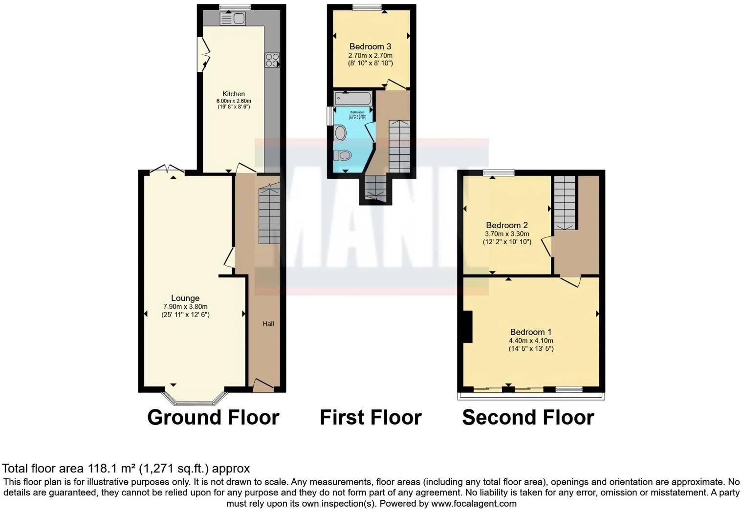 3 bed Terraced