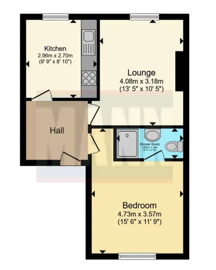 1 bed Apartment