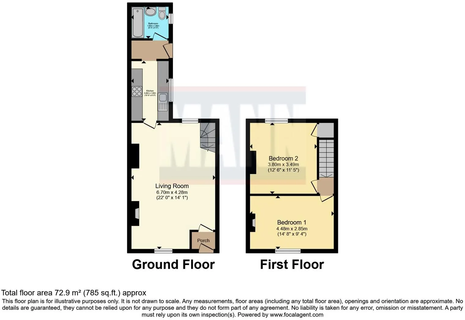 2 bed House