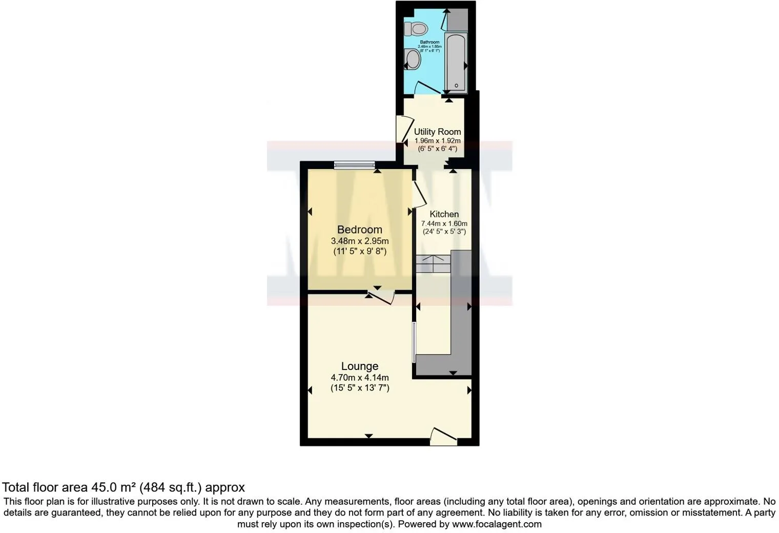 1 bed Maisonette