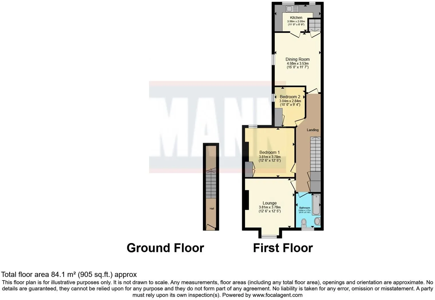 2 bed Maisonette