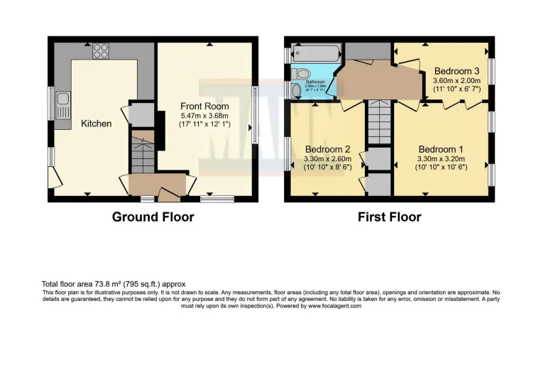 3 bed End of Terrace