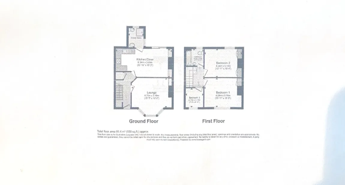 3 bed End of Terrace