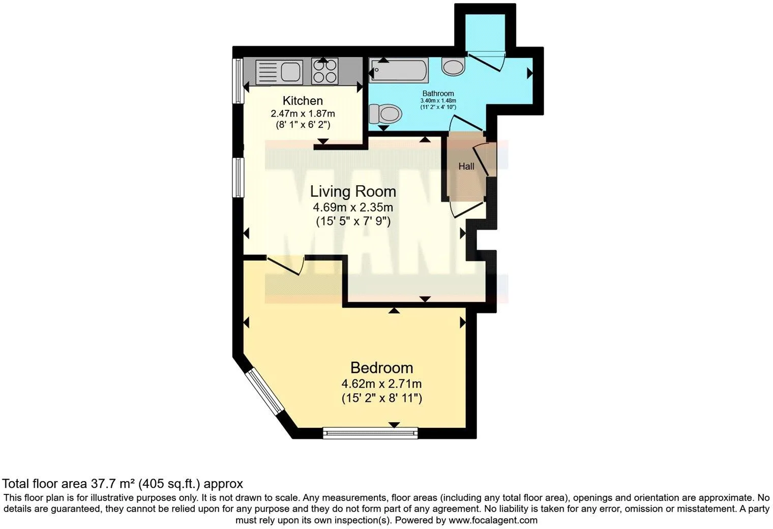 1 bed Apartment