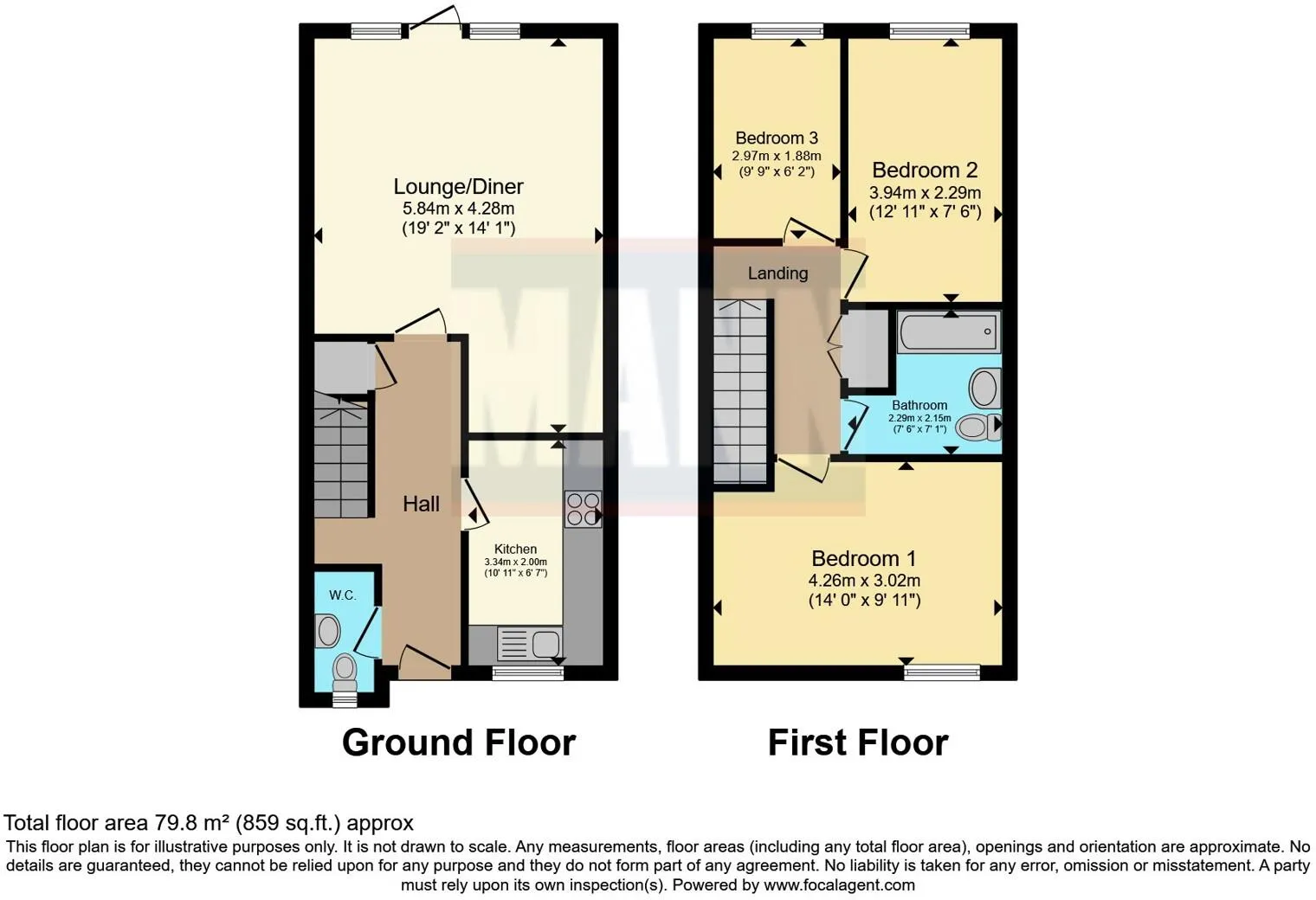 3 bed Semi-Detached