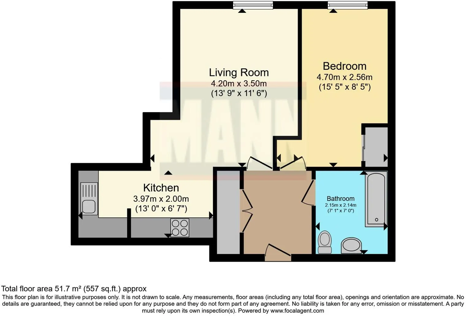 1 bed Apartment