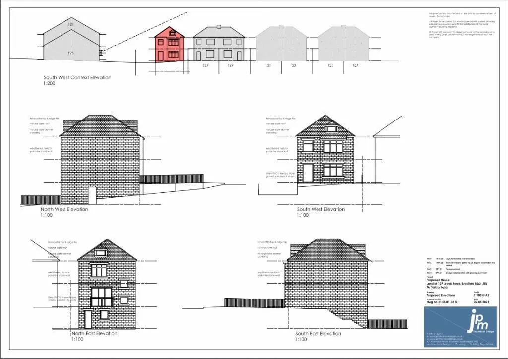 Land At 127 Leeds Road, Eccleshill, Bradford, West Yorkshire, BD2 3EJ