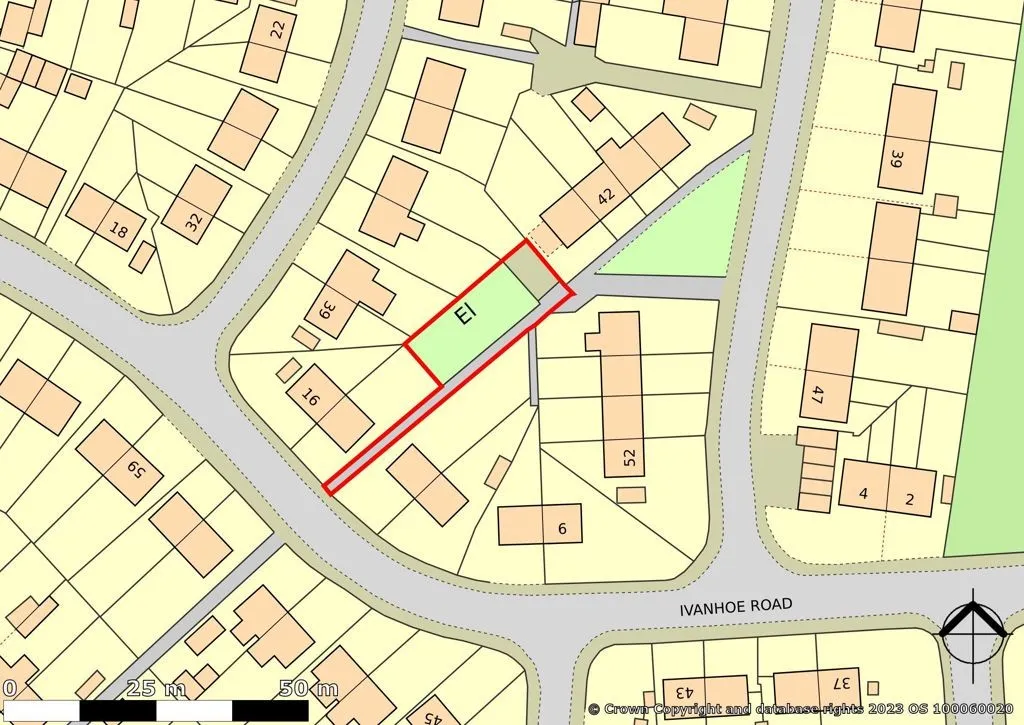 LAND TO THE REAR OF 14 IVANHOE ROADTHURCROFT ROTHERHAMSOUTH YORKSHIRE